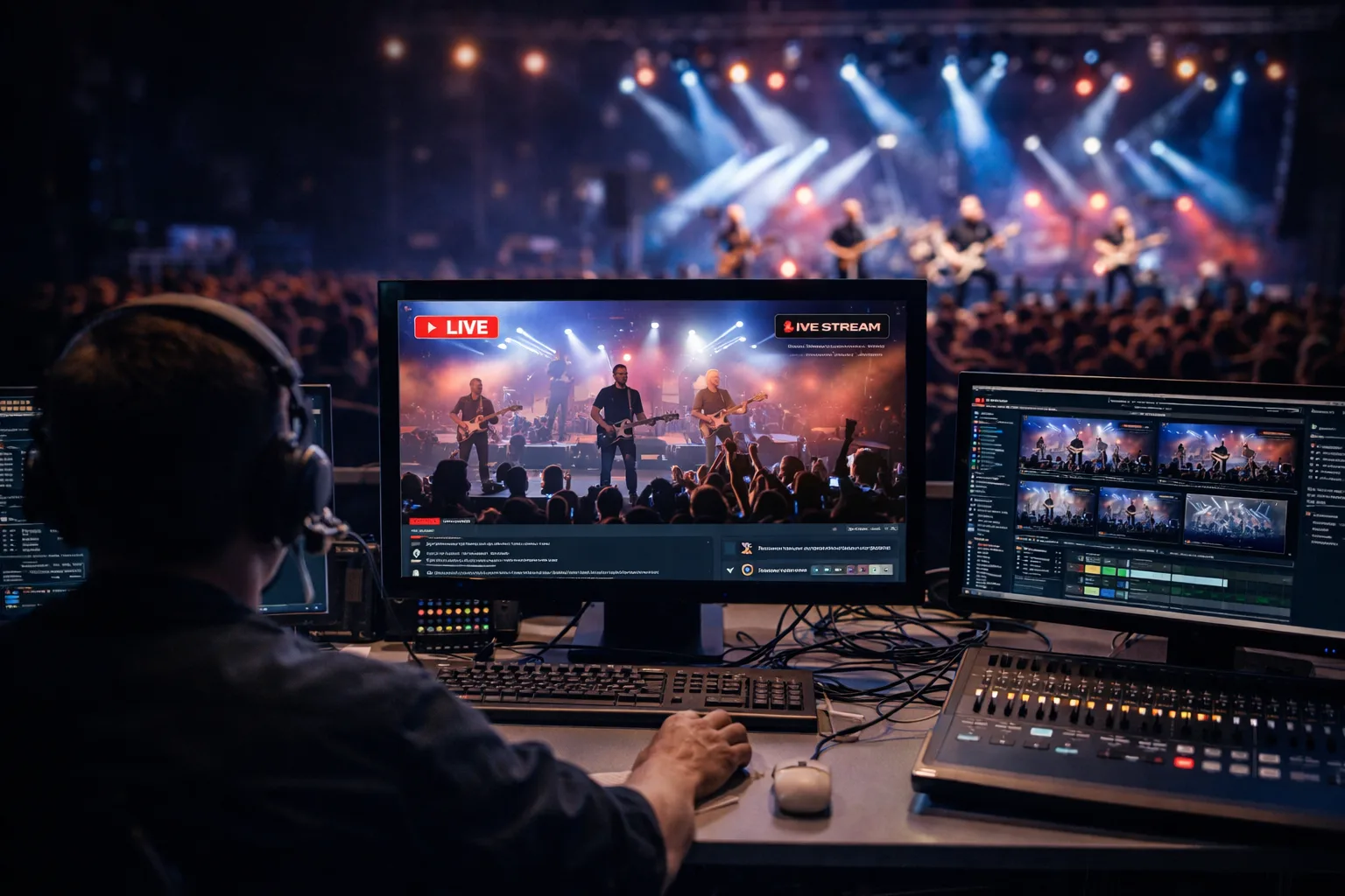 Streaming equipment and monitors